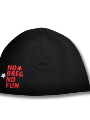 Kapa No Breg No Fun – črna z rdečim napisom